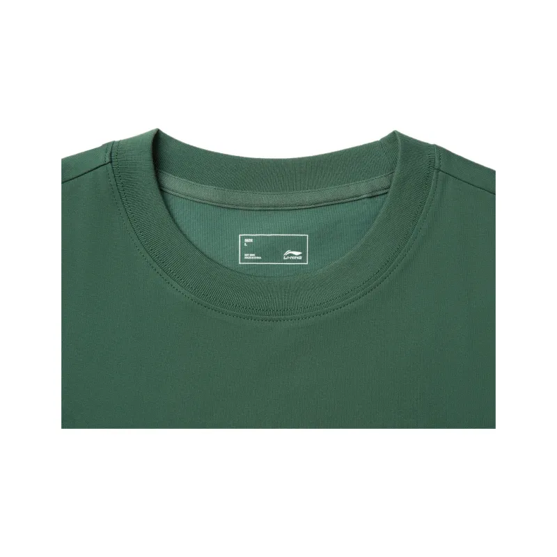 LiNing Sports Life Collection T Shirt Men's Maple Green-2