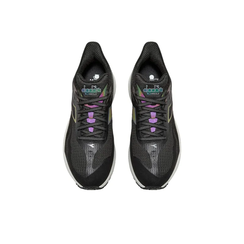 Diadora Anti Slip Wear Resistant Low Top Casual Running Shoes Women's Black-2