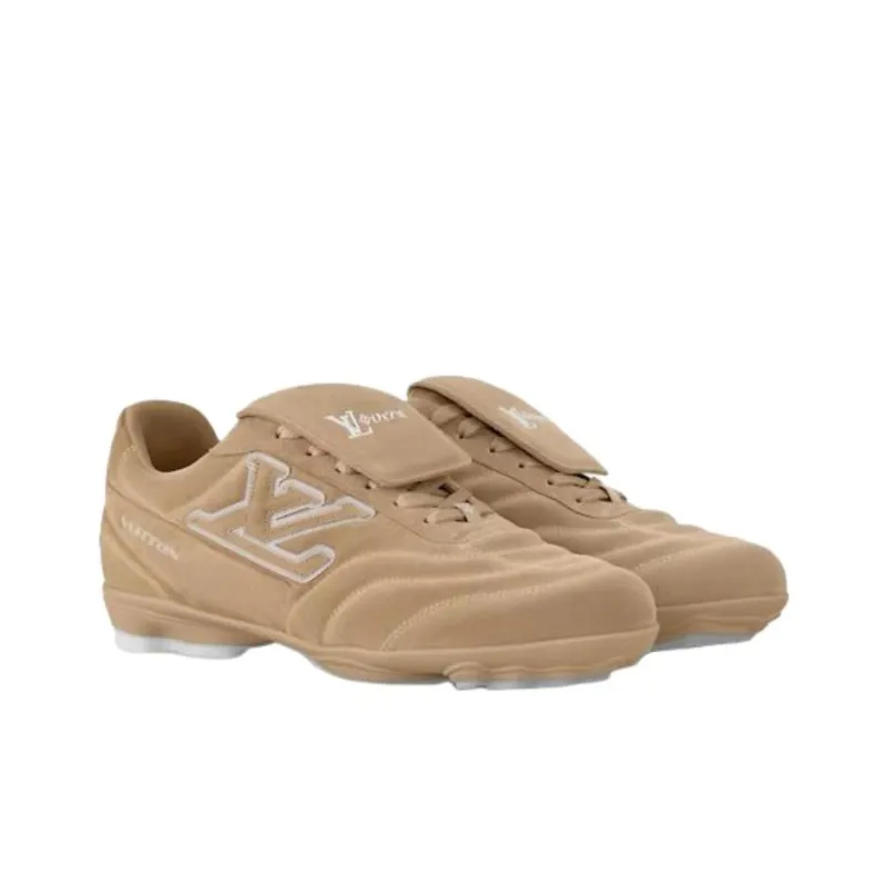 LOUIS VUITTON Footprint Soccer Low Top Casual Shoes Men's Umber-2