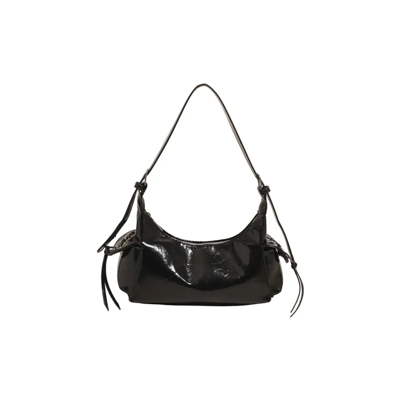 BAODIDAISHU PU Shoulder Bag Regular Women's White/Silver/Blue/Yellow/Red/Black/Denim Blue-32
