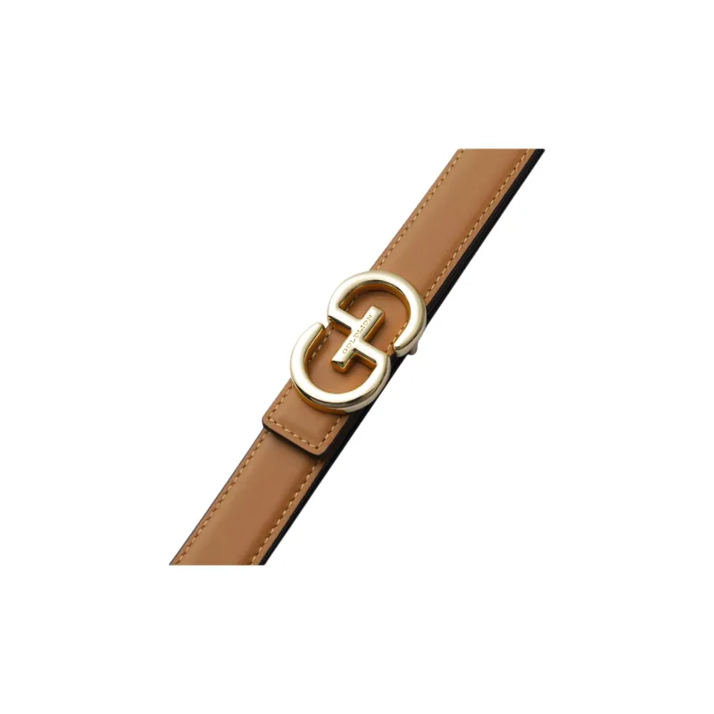 GOLDLION Cow Leather Belts Women's Multiple Colors Width 2.3cm-3