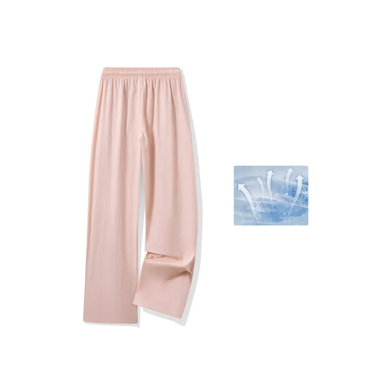 SOIE Casual Pants Unisex Gray White-40