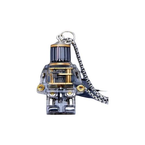 Watermelon Vine Refined, Steampunk, Robot, Pendant, Mechanical Necklace, Vintage Bonus Gifts