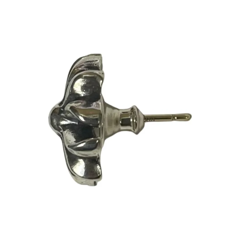 Chrome Hearts Silver Stud Earrings Men's Silver-1