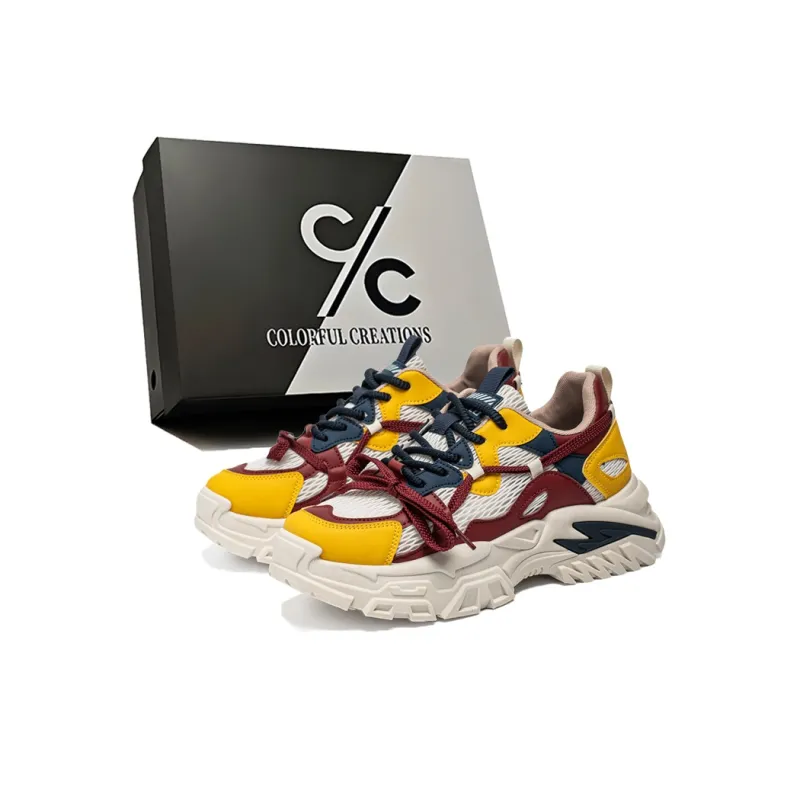 Colorful Creations Low Top Chunky Sneakers Men's-10