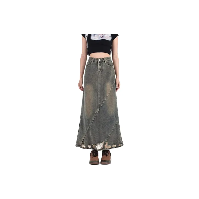 NHZN Denim Short Skirts Women's-0