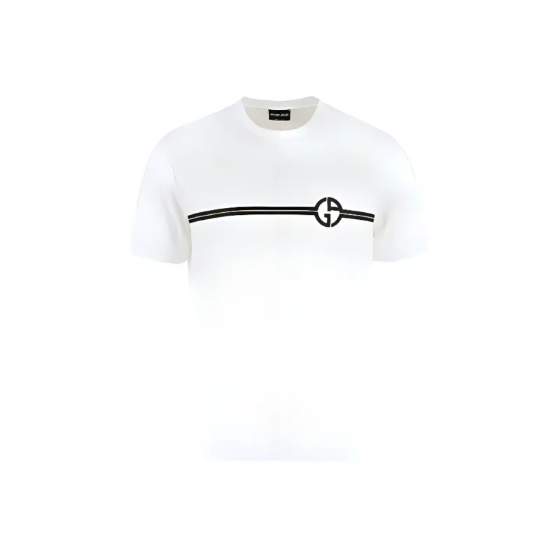 GIORGIO ARMANI T Shirts Men White-0