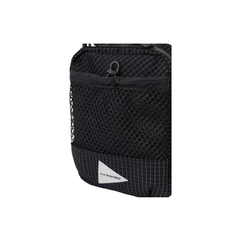 And Wander Polyester Shoulder Bag, Crossbody Bag Unisex Black-12