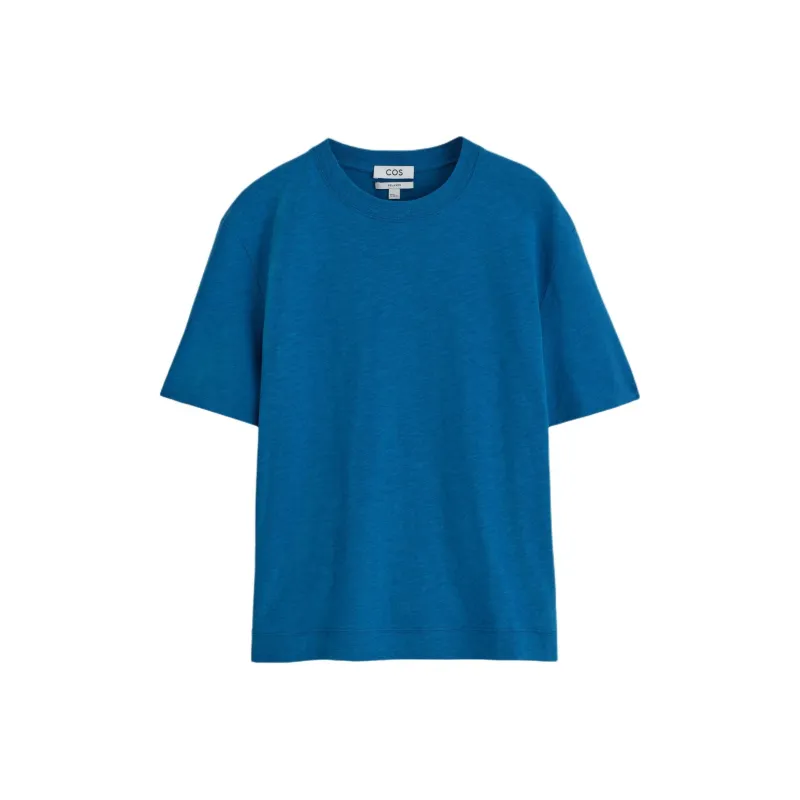 COS T Shirts Men Blue-0