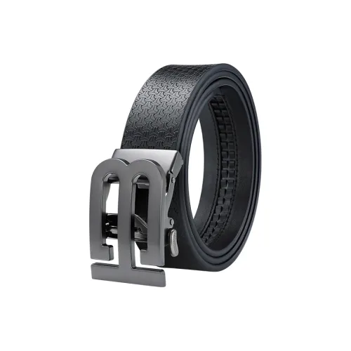 MILLIE'S Cow Split Leather Belts Men's Width 3.4cm