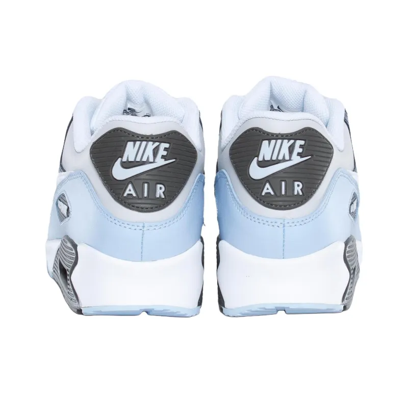Nike Air Max 90 Anti Slip Wear Resistant Low Top Running Shoes Men's Light Blue-3
