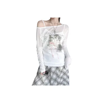 MORii T Shirts Women's White