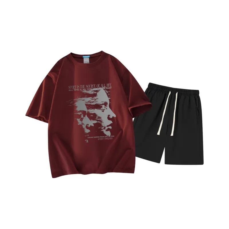 Small Columns Under The Sea Clothing Sets Unisex-20