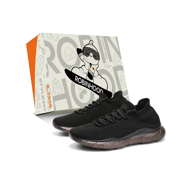 ROBINHOOD Slip Resistant, Abrasion Resistant, Breathable, Lightweight Low Top Casual Shoes Men's Box Included-0