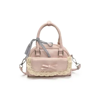 Meow In The Grass PU Shoulder Bag, Crossbody Bag, Handbag Women's Black/Blue/Pink/White