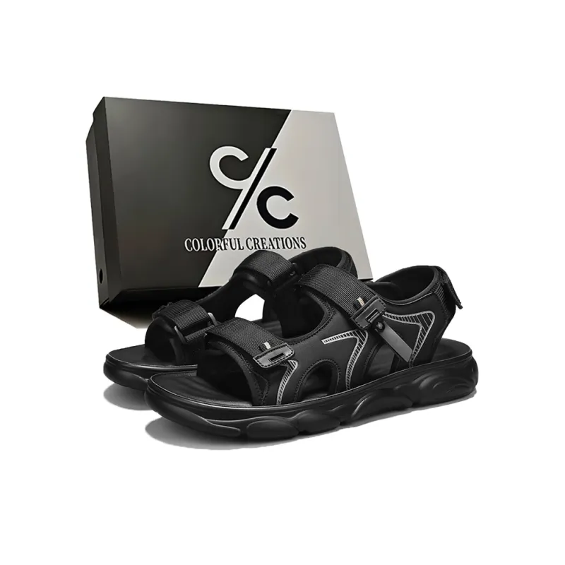 Colorful Creations Beach Sandals Men's-10