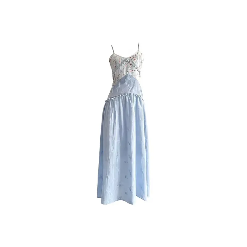KYKW Slip Dresses Women's Light Blue-0