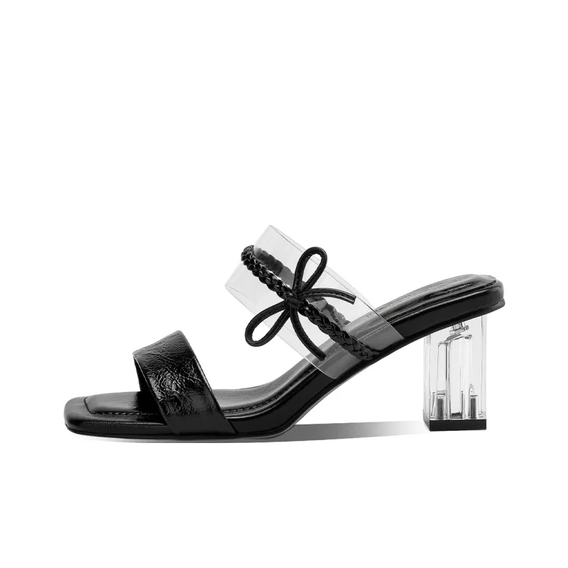 BOERDIQI Rhinestone Abrasion Resistant Slide Slippers Women's-6