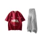 Burgundy+Heather Gray[Pants]