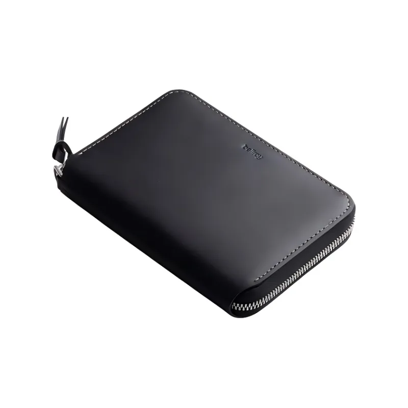 BELLROY Leather Wallet Unisex Ink Black/Mustard Yellow/Neon Green-0