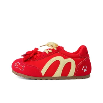 DGUMI Low Top Casual Shoes Women's Red