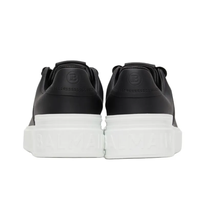 BALMAIN Low Top Skateboard Shoes Women's Black-4