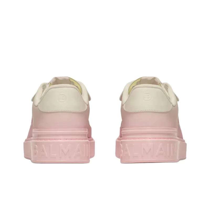 BALMAIN B Court Flip Low Top Skateboard Shoes Women's Pink-4