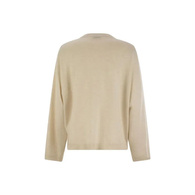 Brunello Cucinelli Sweater Women's Cream-1