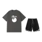 2 Pack (Dark Gray Top+Black Shorts)