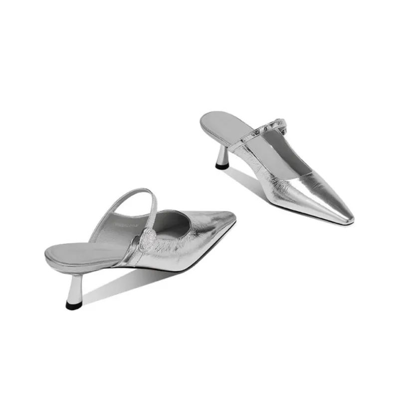 JESSICA SOPHIA Rubber Sole Abrasion Resistant Slip Resistant Closed Toe Slippers Women's-1