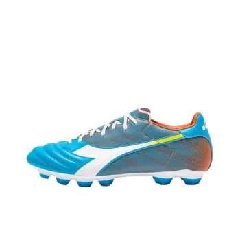 Diadora FG Firm Ground Cushioning, Wear Resistant Soccer Shoes Men's Blue