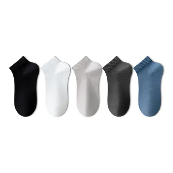 LUOLIAN Ankle Socks Men's 5 Pack