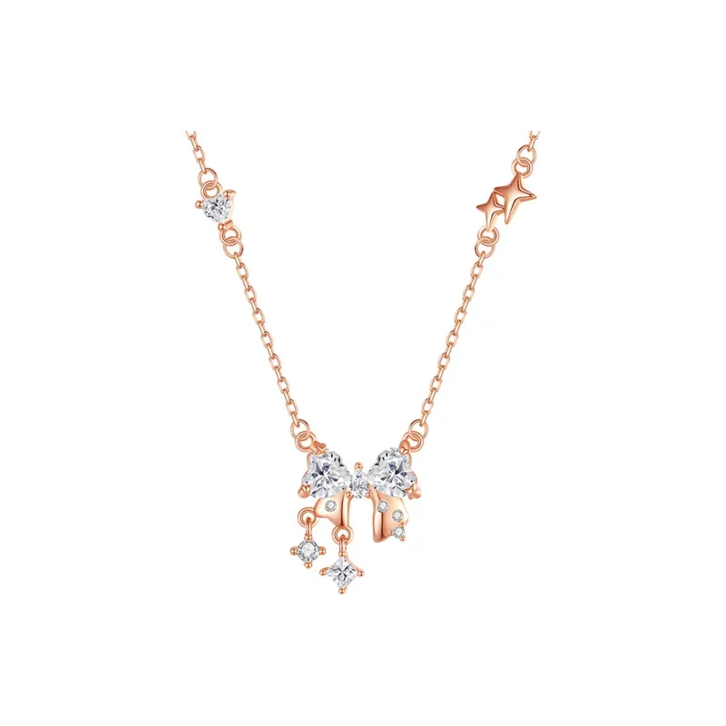Ascending S925 Silver Necklaces Women's-6