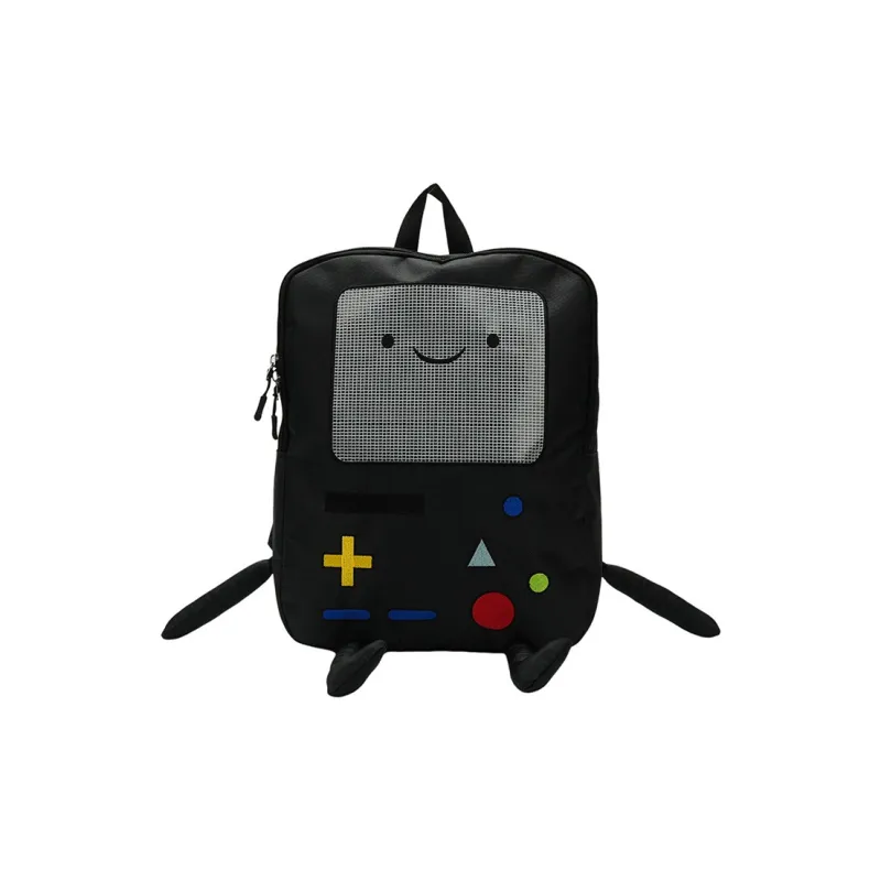 ZUOFEIFAN Canvas Backpack Regular Unisex Blue/Purple/Black/Yellow/Pink-6