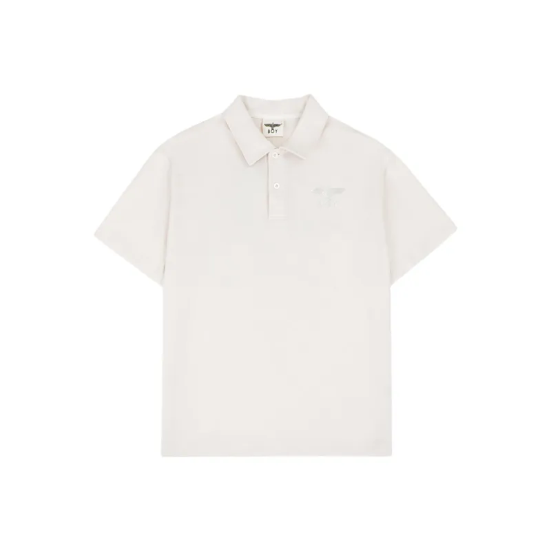 Boy London Polo Shirt Unisex Ecru-1
