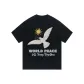 Black (Front and Back Peace White Dove)
