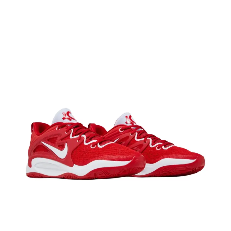 Nike KD 15 Anti Slip Wear Resistant Low Top Basketball Shoes Men's Red-2
