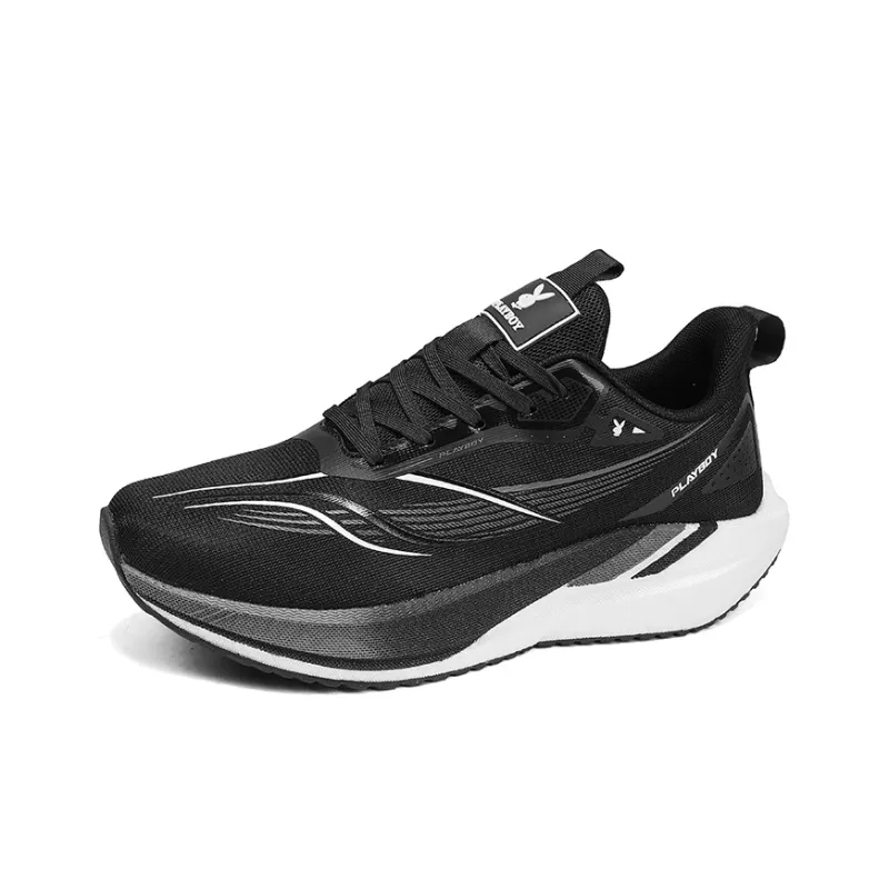 Playboy Low Top Running Shoes Men's Black Box-3