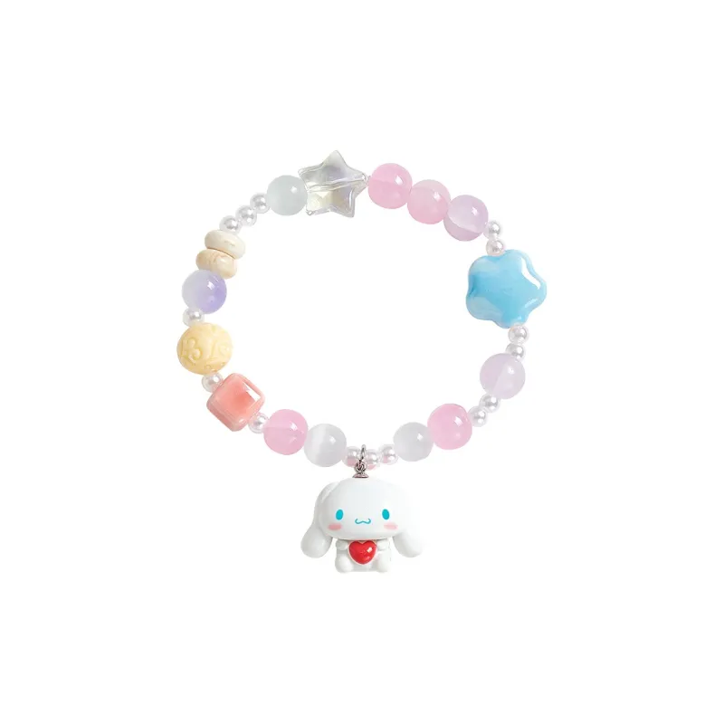 Sanrio Cinnamoroll Cartoon Multicolor Beads Lanyards-0