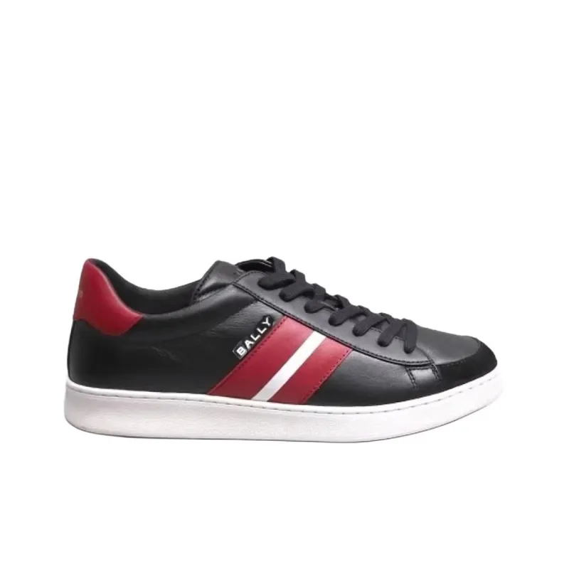 BALLY Low Top Skateboard Shoes Men's Black-1