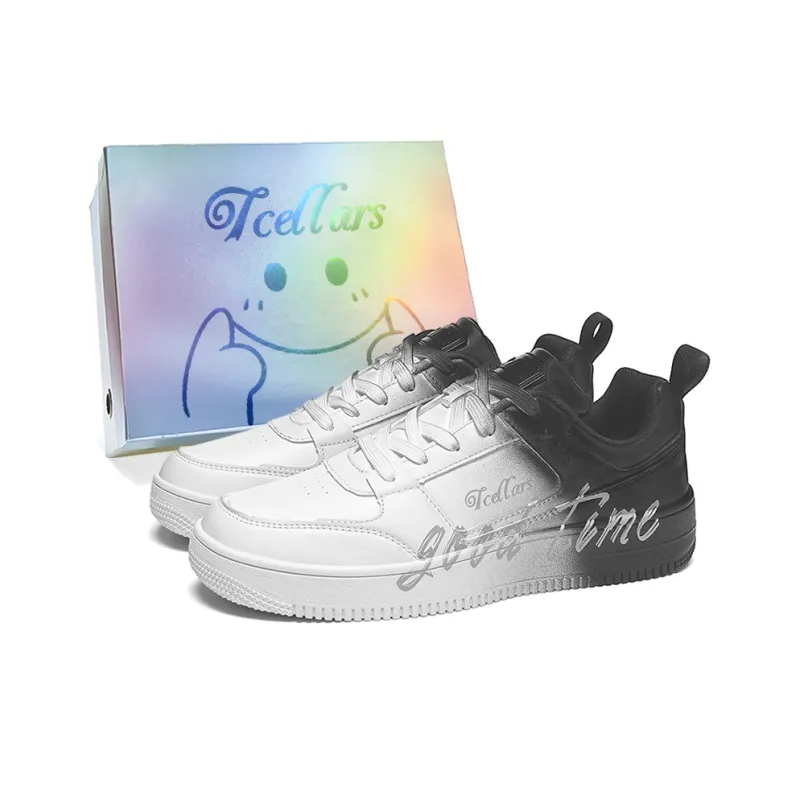 TCELLARS Skateboard Shoes Unisex Low Top White-30