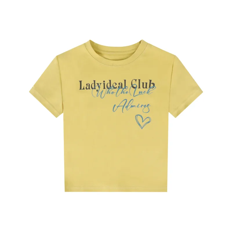 LADY IDEAL Regular T Shirt Women's Short Sleeved-3