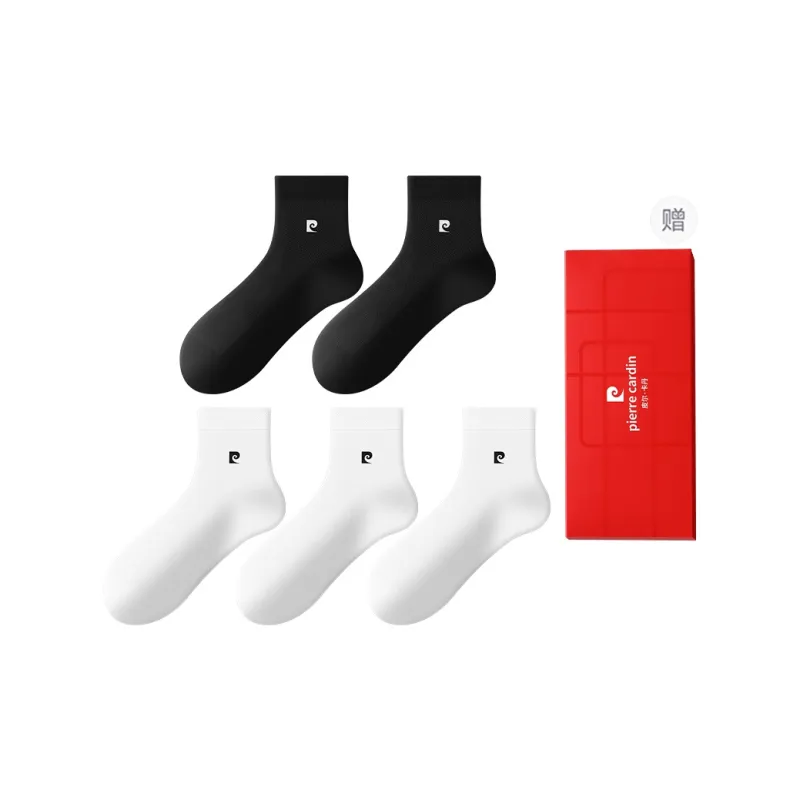 PIERRE CARDIN Mid Calf Socks Men's 5 Pack Box Included-2