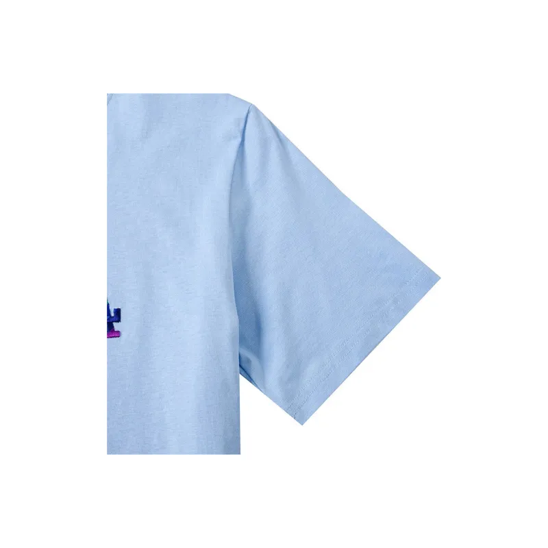 MLB Los Angeles Dodgers T Shirts Unisex Light Blue-2