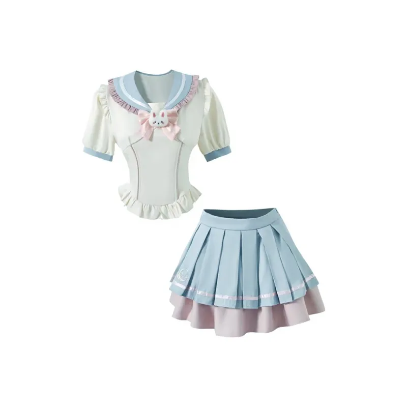 POPO.INFO Two Piece Skirt Sets Women's-0