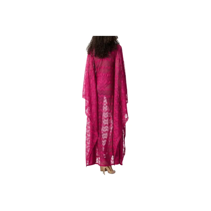 MISSONI Long Sleeved Dress Women's Purple-2