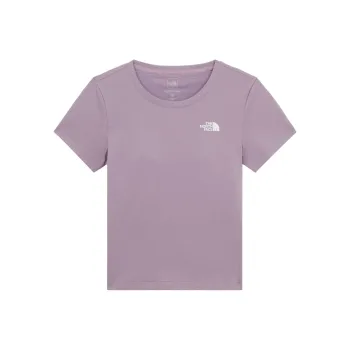 THE NORTH FACE T Shirt Women's Gray Light Purple