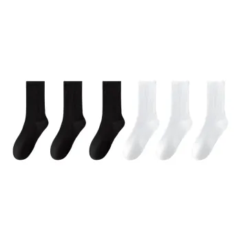 PLANDOO Mid Calf Socks Unisex 6 Pack
