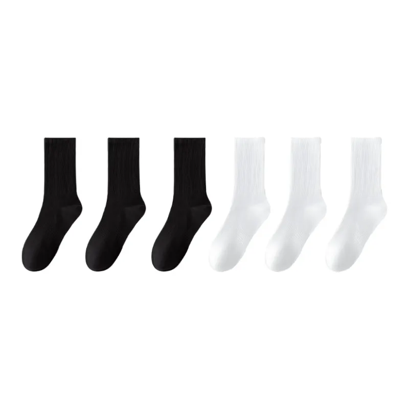 PLANDOO Mid Calf Socks Unisex 6 Pack-8