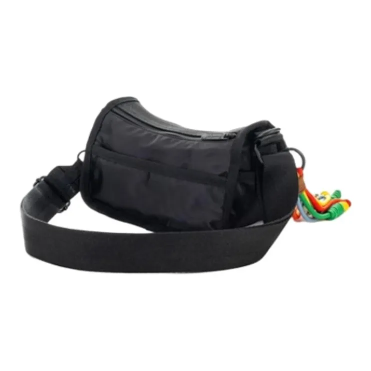 LeSportsac Fabric Shoulder Bag, Crossbody Bag Medium Size Women's Raven Feather Black-2